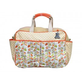 Pañalera tipo satchel Kristian Campo naranja