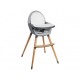 Silla alta Skiphop Tuo gris