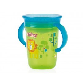 Vaso Entrenador Nuby Antiderrames 360, 8 oz
