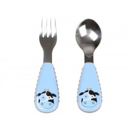 Skip Hop Set de Cubiertos Zoo Vaquita