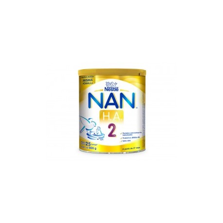 Nan H.A 2 A partir del nacimiento fórmula...