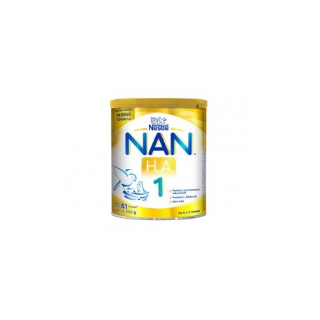 Nan H.A 1 a partir del nacimiento fórmula...