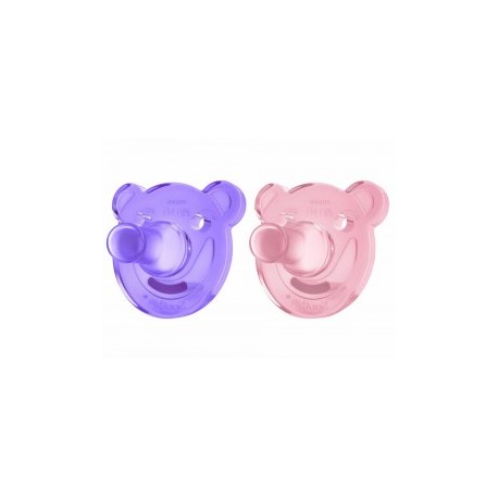 Set de chupones Avent de 0-3 meses para niña