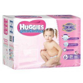 Pañales Huggies Ultra Confort Etapa 6 para...