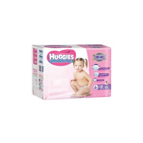Pañales Huggies Ultra Confort Etapa 6 para...