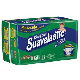 Pañales Kleenbebé Suavelastic Max Etapa 4,...
