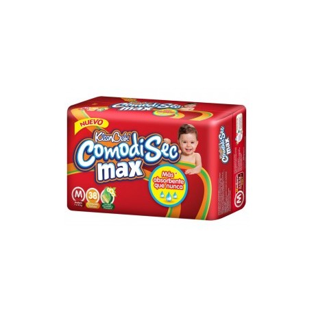 Pañales Kleenbebé Comodisec Max mediano 38...