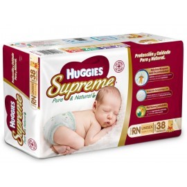 Pañales Huggies Supreme Pure & Natural...