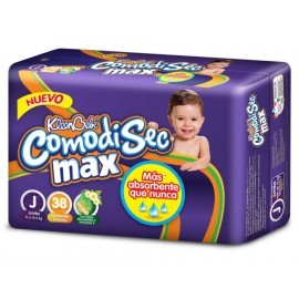 Pañales Kleenbebé Comodisec Max jumbo 38...