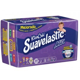 Pañales Kleenbebé Suavelastic Max etapa 5,...