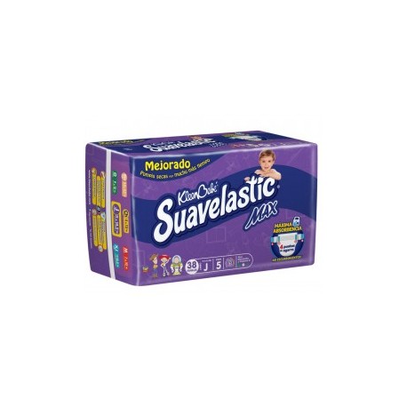 Pañales Kleenbebé Suavelastic Max etapa 5,...