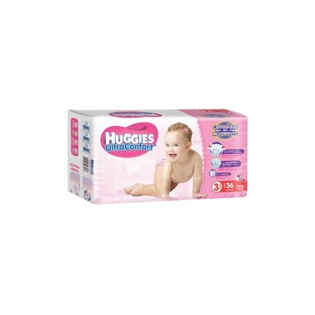 Pañales Huggies Ultraconfort Etapa 3 para...