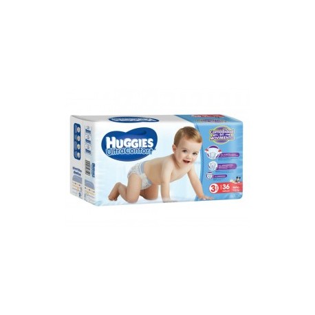 Pañales Huggies Ultraconfort Etapa 3 para...