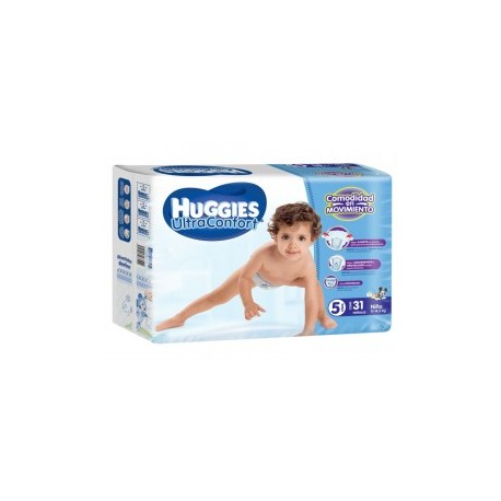 Pañales Huggies Ultraconfort Etapa 5 para...