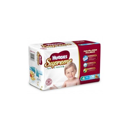 Pañales Huggies Supreme Pure & Natural...