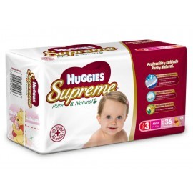 Pañales Huggies Supreme Pure & Natural...