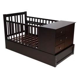 Cuna convertible Aranjuez Italia chocolate