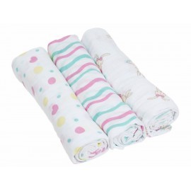 Cobijas Mon Caramel de muselina para niña