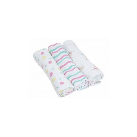 Cobijas Mon Caramel de muselina para niña