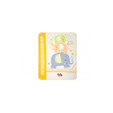 Cobertor Baby Mink Creciendo contigo amarillo