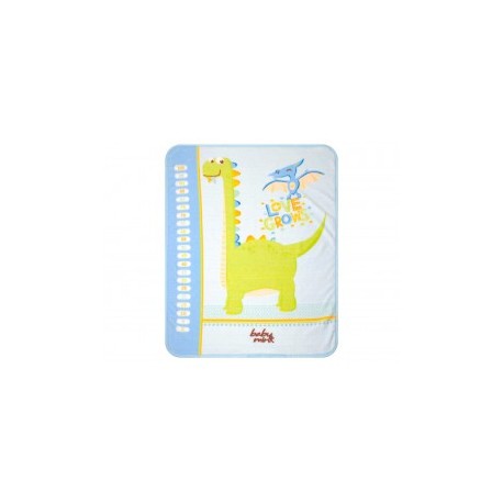 Cobertor Baby Mink Creciendo contigo azul