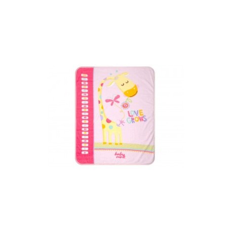Cobertor Baby Mink Creciendo contigo rosa