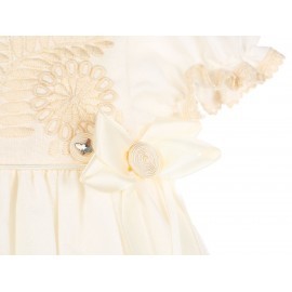 Conjunto para bautizo Fanny Ávila algodón...
