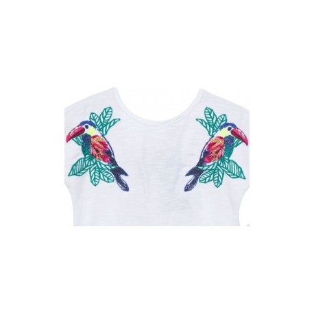 Catimini Playera con Bordados para Niña
