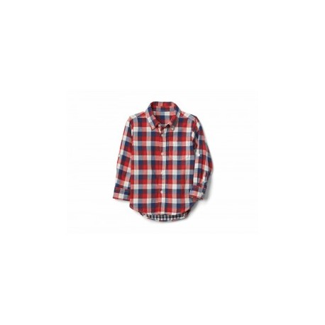 Camisa a cuadros Gap de algodón para niña