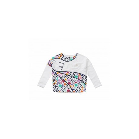 Benetton Playera Estampada para Niña