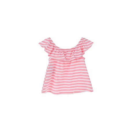 Blusa Mon Caramel a rayas para niña