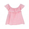 Blusa Mon Caramel a rayas para niña