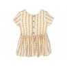 Blusa Mon Caramel floral para niña