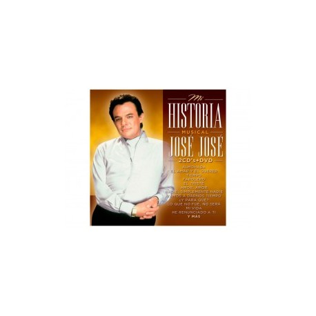 Mi Historia Musical José José 2 CDS + DVD