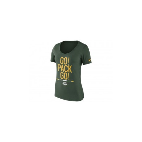 Playera Nike NFL Green Bay Packers para dama