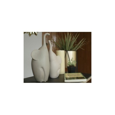 Figura decorativa Gemma gris medio