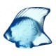 Lalique Cachet Poisson Azul Claro