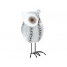 Figura decorativa búho Haus Deko blanco