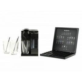 Cafetera Nespresso Lattissima gris acero