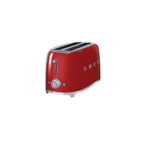 Smeg TSF02RDUS Tostador 4 Rebanadas
