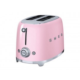 Smeg TSF02PKUS Tostador 4 Rebanadas Rosa