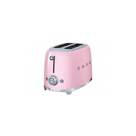Smeg TSF02PKUS Tostador 4 Rebanadas Rosa