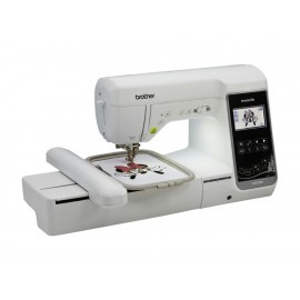 Máquina bordadora Brother blanca